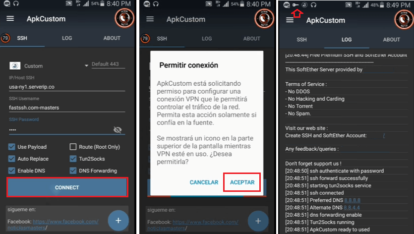 configurar vpn android claro colombia