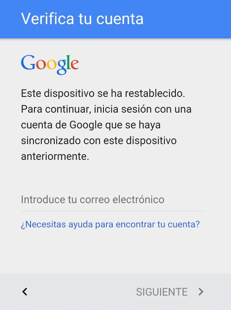 eliminar cuenta google en android zte lollipop 5